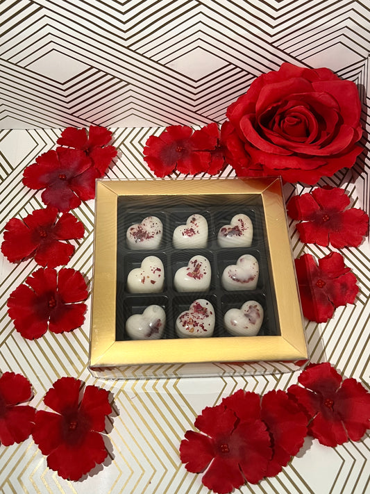 Black Love Heart Shaped Wax Melts